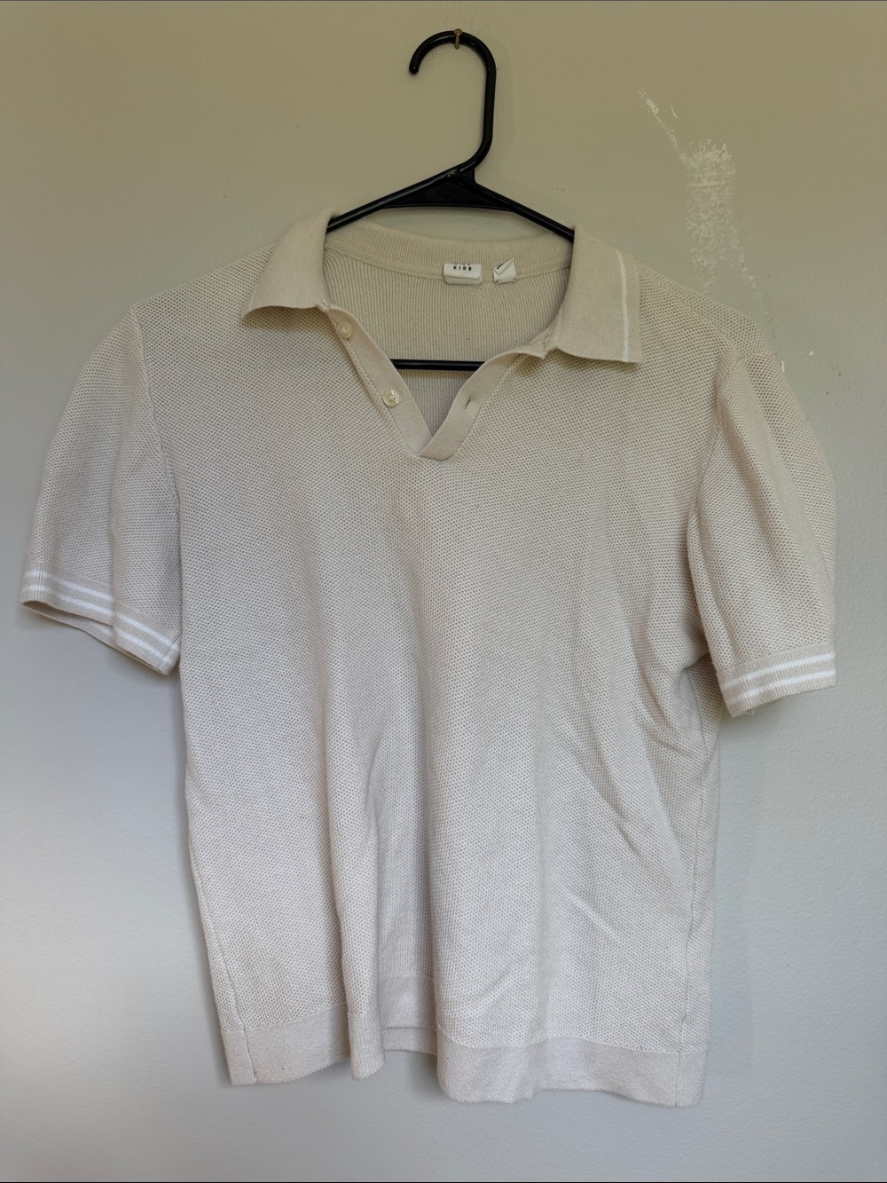Boy's Gap Short Sleeve Polo Shirt - Cream